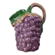 Pichet barbotine raisin