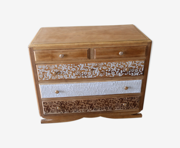Commode art déco noyer