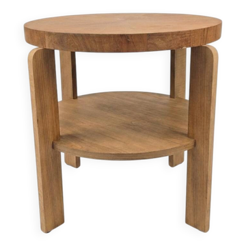 Table basse art déco en acajou 1930