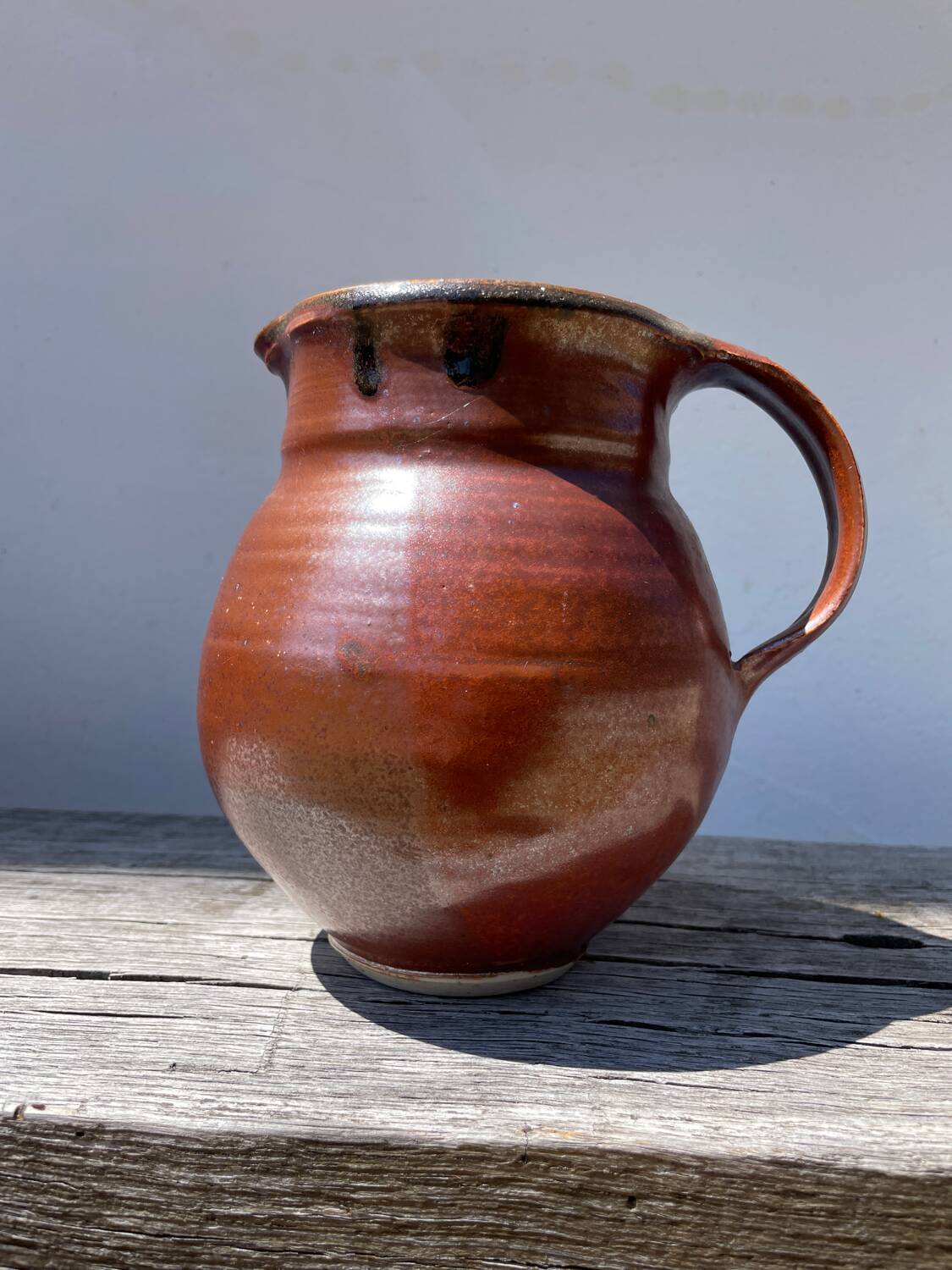 Italian glazed ceramic jar