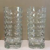 Pair of 70's vintage modernist vases