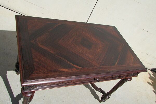 Writing of time table Napoleon III in ebony