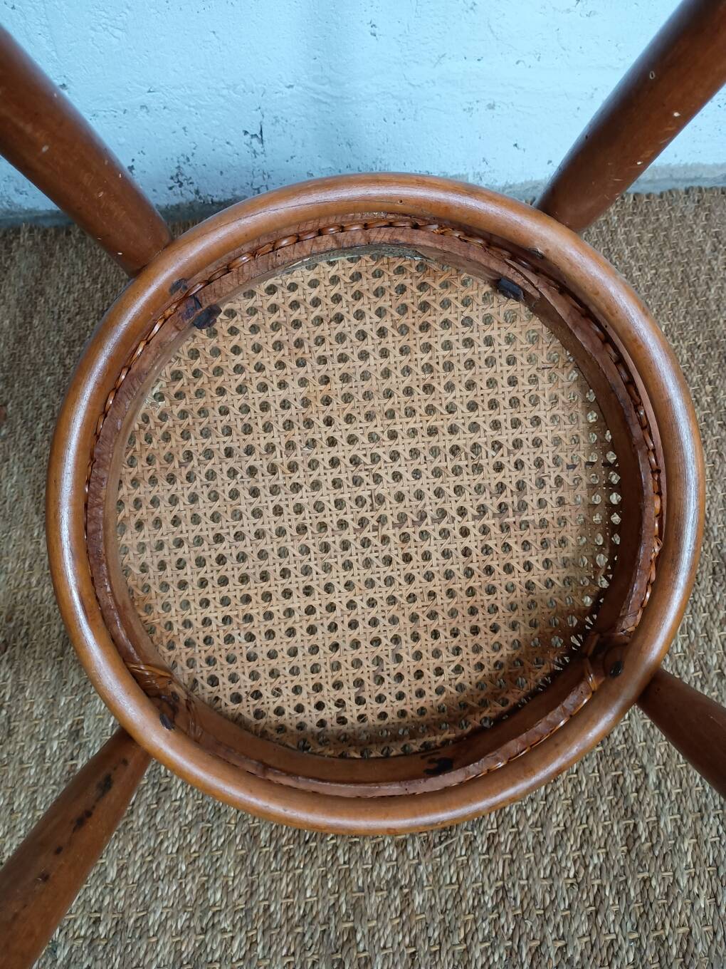 Rabenau caned bistro chair 1880