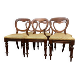 Set of 6 empire style chairs