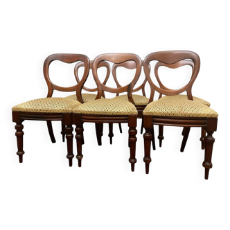 Lot 6 chaises style empire