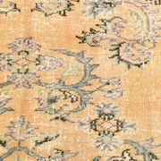 5x8 Mustard & Yellow Bordered Vintage Rug, 160x255Cm
