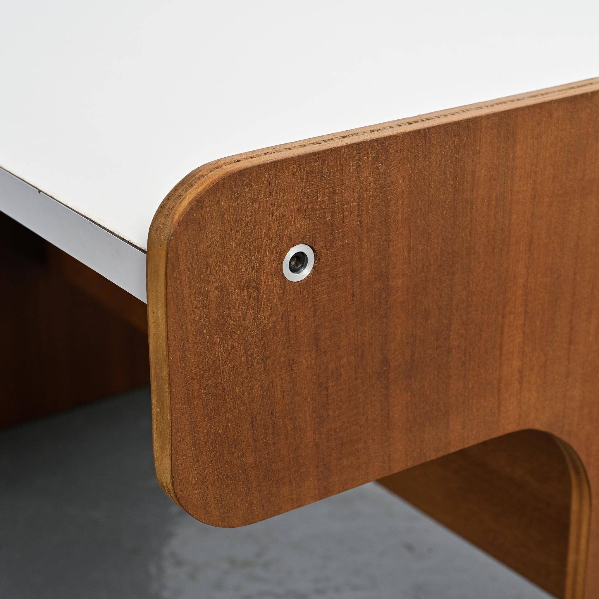 Plywood and laminate coffee table, Negroni, circa 1970
