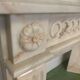 Louis XVI Style Fireplace In Pink Veined Marble XX Century
