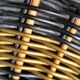 Braid wicker top, spiral