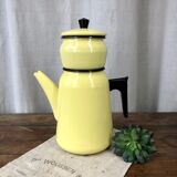 Aubecq enamelled sheet metal coffee maker