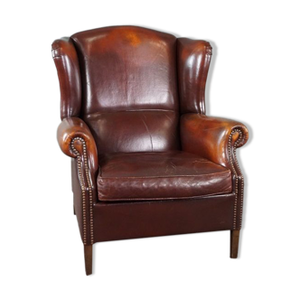 Fauteuil en cuir de mouton