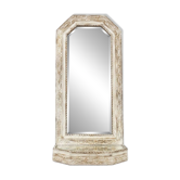 Double-sided tabletop mirror