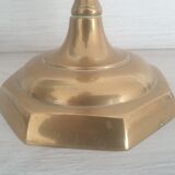 Old brass candle holder