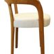 Chaise en bois et tissu