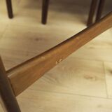 Set of six mahogany chairs, Danish design, 1970s, designer: Henning Kjærnul