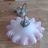 Suspension en verre opalin 1900