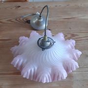 Suspension en verre opalin 1900