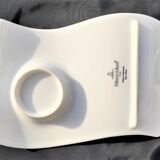 Coffee cup with its sub-cup in wave villeroy and boch new wave