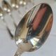 6 small silver-plated Boulenger spoons