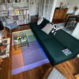 Minimalist danish green 3-seater sofa “Hood” by Common Seating