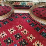 Large table for 12 people with extensions, Louis XV style.