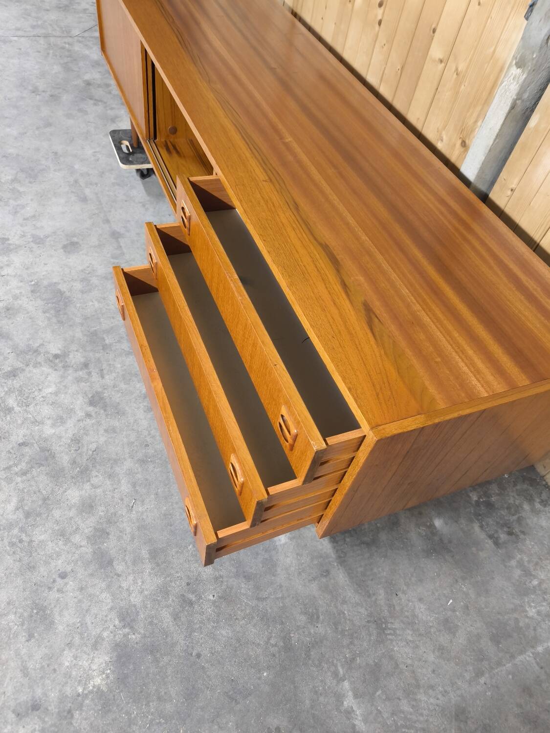 Vintage Scandinavian teak sideboard