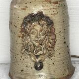 Vintage stoneware lamp base