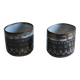 Set of 2 ceramic cups or mugs from the 1950s 1960s signed Rigal