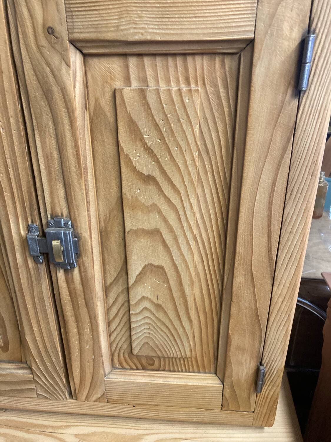 Small cabinet of curiosities / workshop furniture spruce