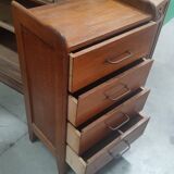 Oak chest of drawers 4 drawers circa 1950