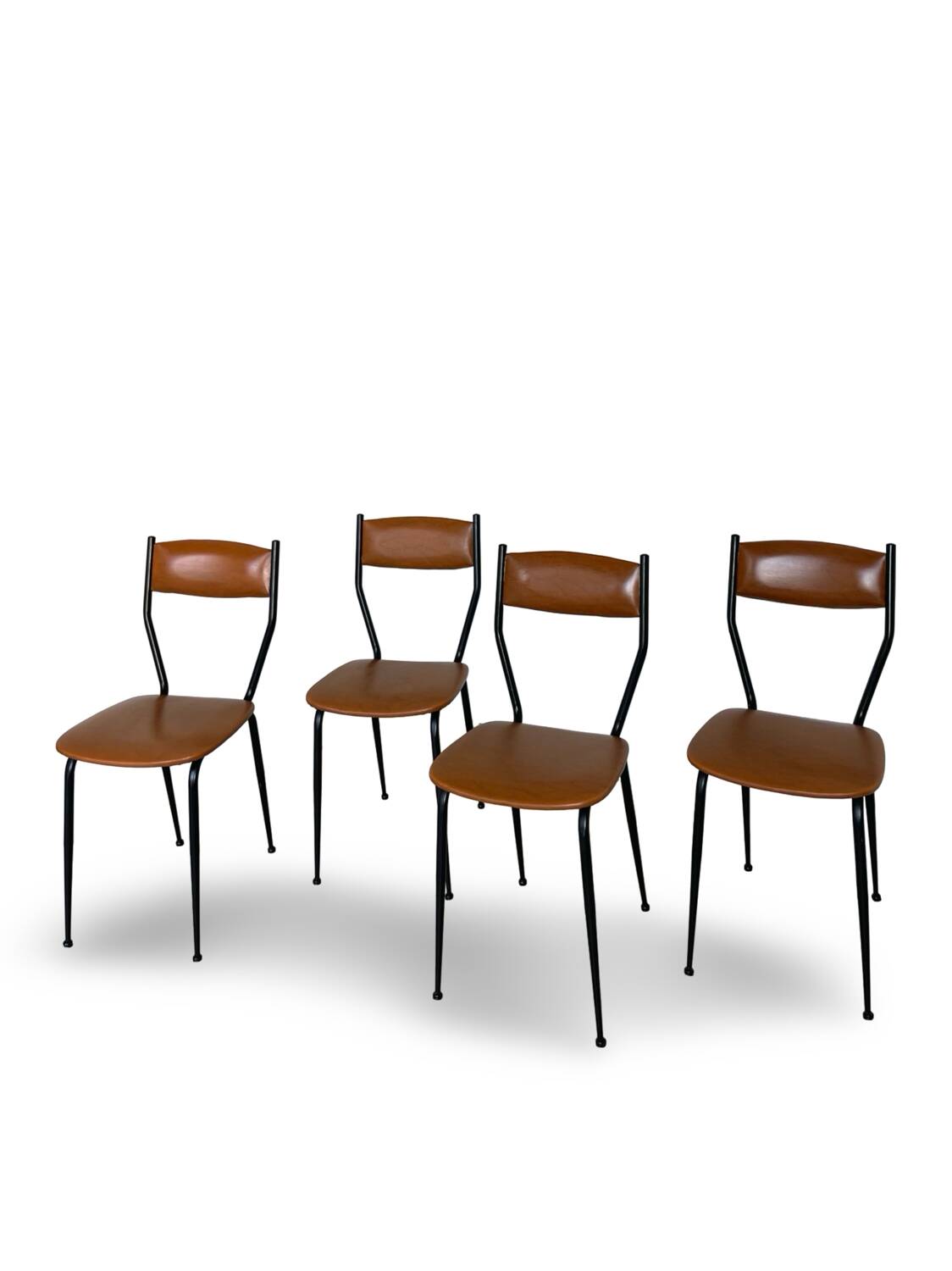 Chaises italiennes du milieu du siècle, années 1960.
