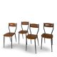 Chaises italiennes du milieu du siècle, années 1960.