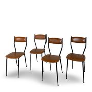 Chaises italiennes du milieu du siècle, années 1960.