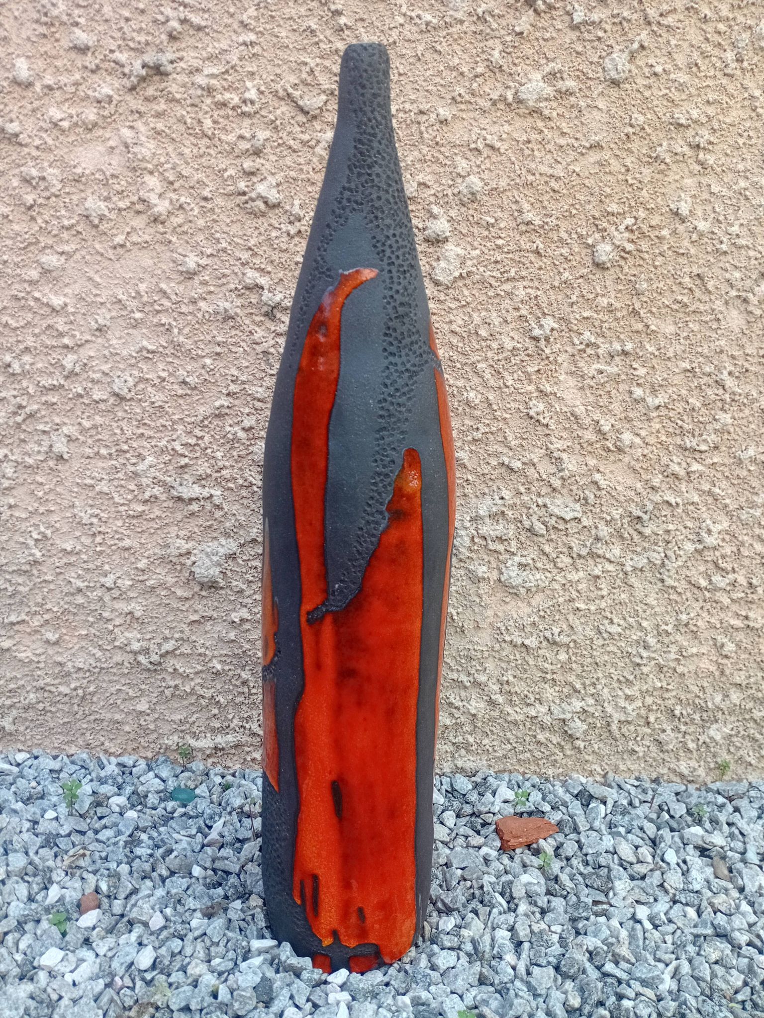 Bouteille grès noir