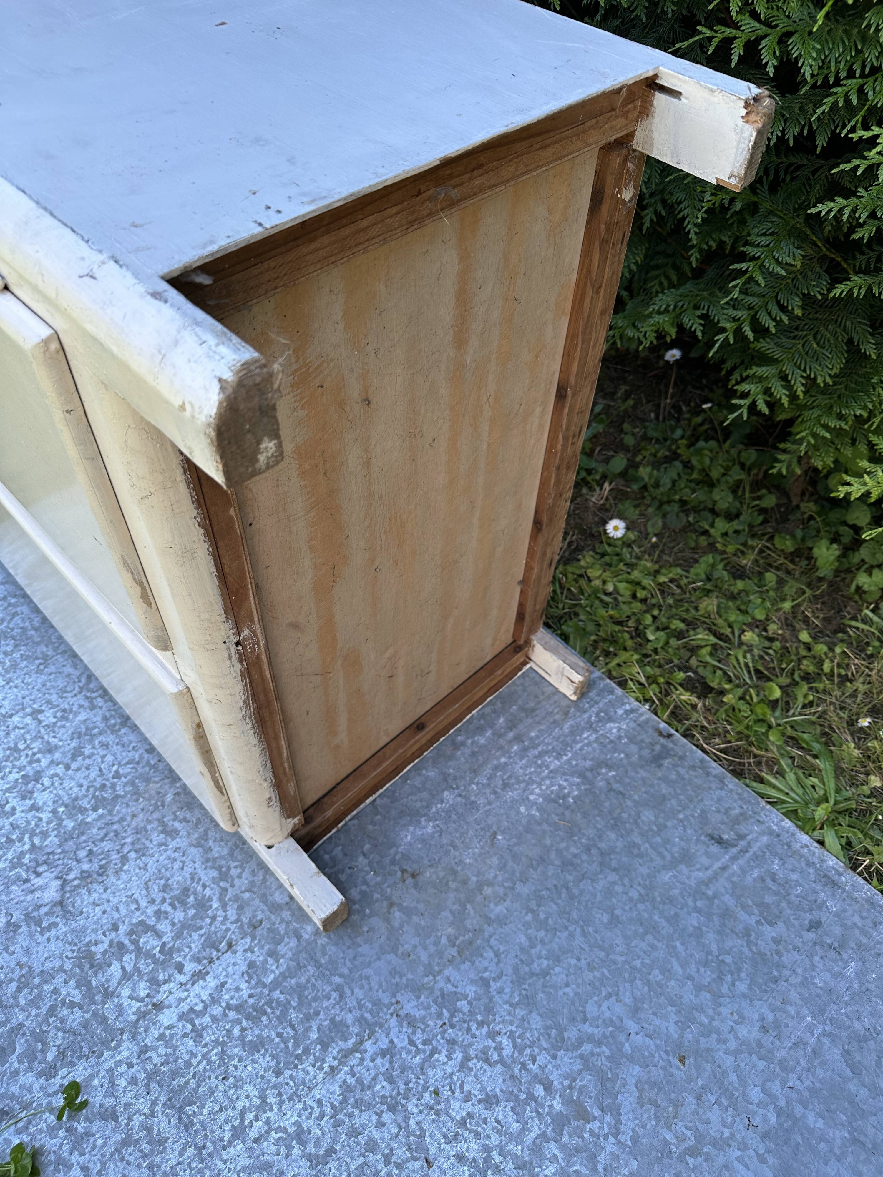 Parisian style wooden wardrobe