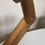 Articulated lamp in mountain chalet pine wood 1960