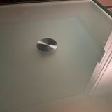Roche bobois coffee table kyoto 146 x 46 x 50 glass sablé paris