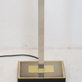Floor lamp in gilded brass