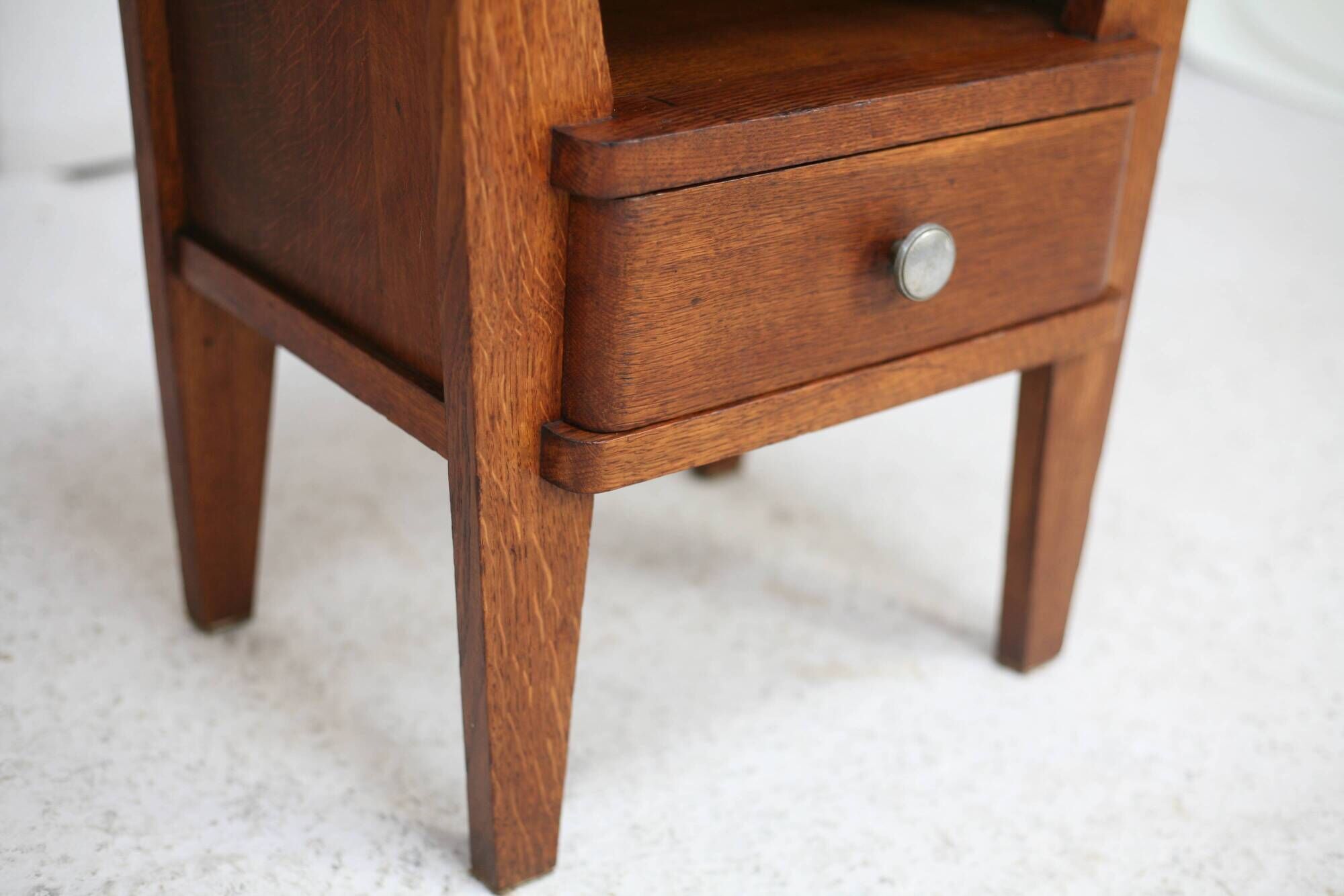 Pair of bedside tables by René Gabriel, Lieuvin. France, 1945
