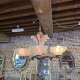 Ezan Art Deco 6-light chandelier