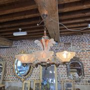 Ezan Art Deco 6-light chandelier