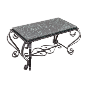 table basse en fer forgé