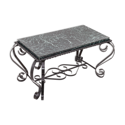Table basse en fer forgé