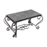 Wrought iron coffee table