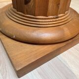 Large French Neoclassical Columns in Pine Wood, 1910, Set of 2