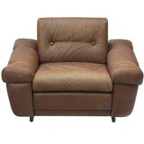 Leather armchair Brazil, 1960s