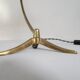 Brass table lamp on a tripod in modern Swedish style, Sweden, 1950.