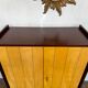 Armoire vintage deux portes pieds compas bi couleur