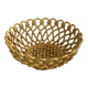 Pichon Uzès handmade ceramic basket – Yellow ochre openwork basket