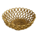 Pichon Uzès handmade ceramic basket – Yellow ochre openwork basket